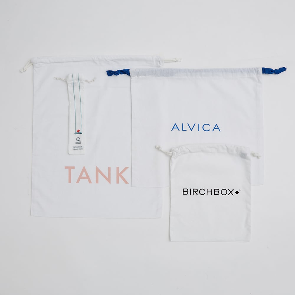 branded brushed cotton drawstring bags wholesale - Direct from No.1 Ethical bag Manufacturer of UK