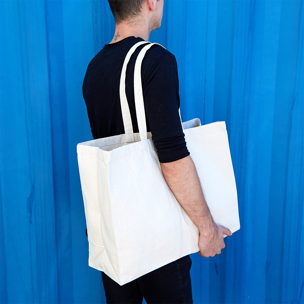 XL tote bags with gusset manufacturer