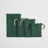 Jute Fabric Drawstring Bag | 10 w x 18 h cm