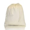 Cotton Sateen Drawstring Bag | 30 w x 45 h cm