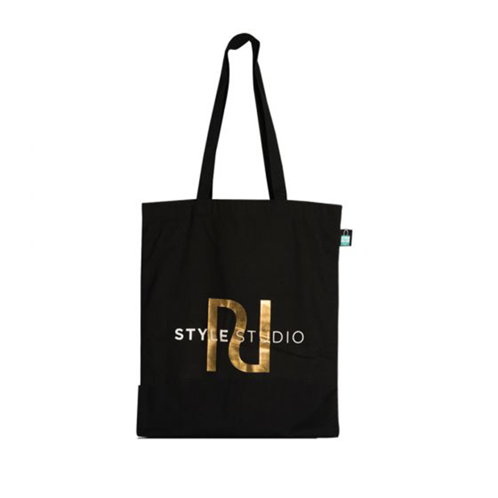 Supreme Logo Tote Bag Black