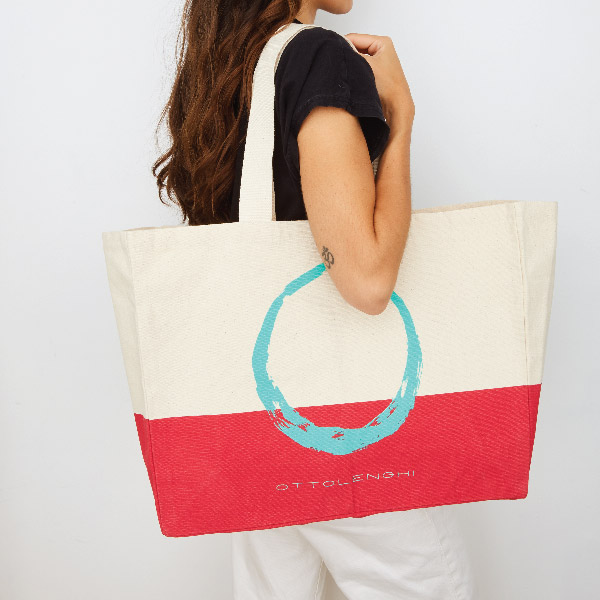 ottolenghi logo printed tote bags