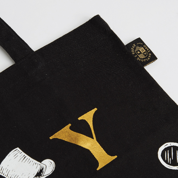 twill cotton tote bag with logo