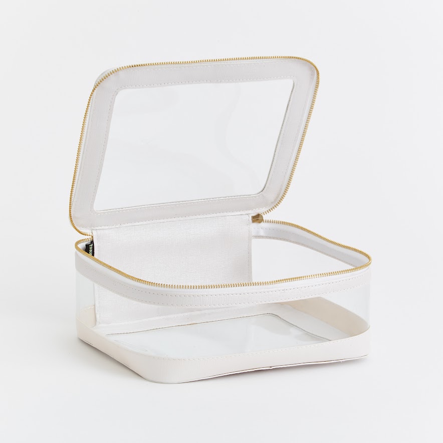 Clear PVC Travel Make-Up Bag<p>20 w x 15 h x 7 d cm</p>