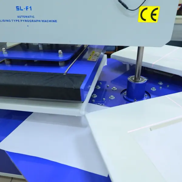 Heat transfer process with the heat-press machine