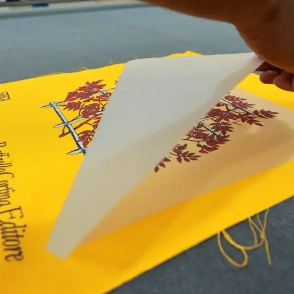 Peeling off the film