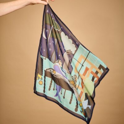 Luxury Silk Georgette Scarves to Personalise | 90 w x 90 h cm