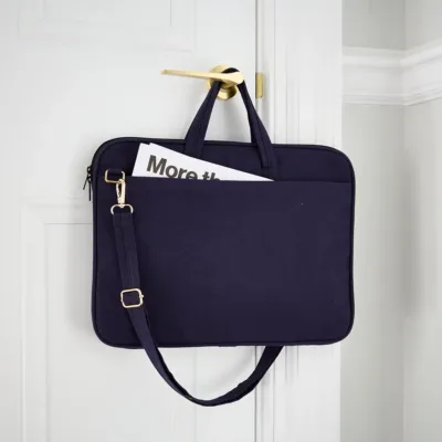 Custom Canvas Laptop Bag-1