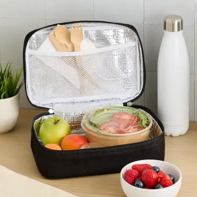 Custom Canvas Lunch Bag | 25 w x 10 h X 18 d cm
